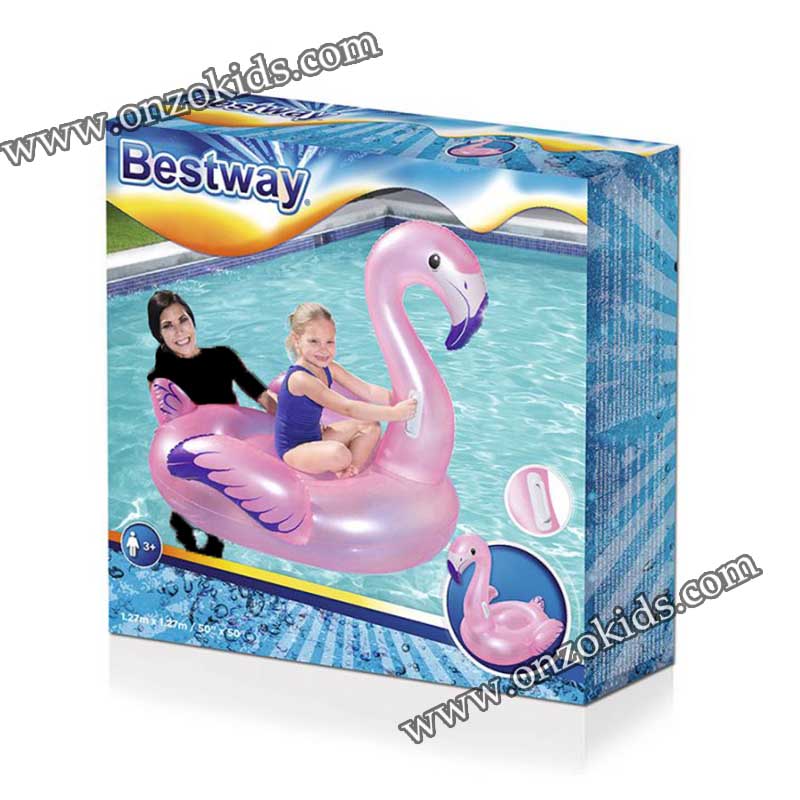 Bouée gonflable Flamant Rose 127 x 127 cm – Bestway – Image 8