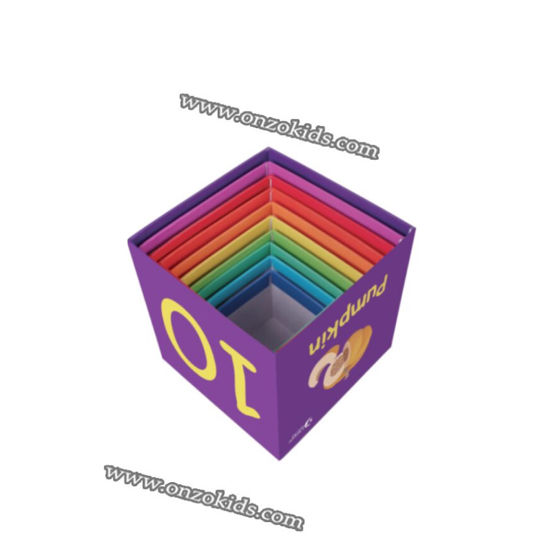 10 cubes empilables de légumes, jouet pour enfants – Image 2