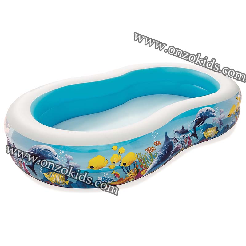 Piscine gonflable poissons 262 cm x 157 cm x 46 cm – Bestway – Image 3