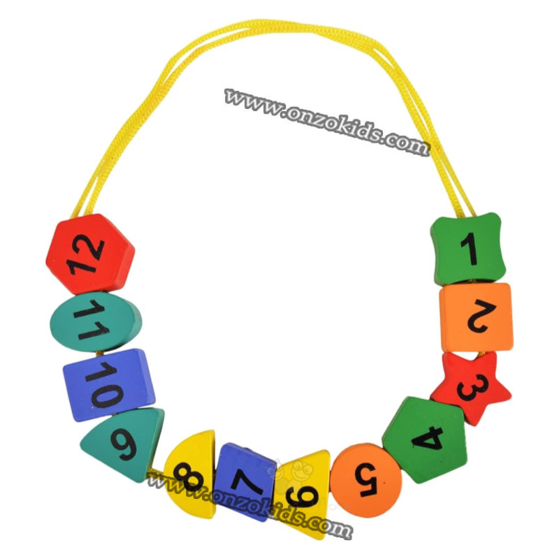 Horloge de tri de formes géométriques | Puzzle en bois sur le thème du panda pour enfants de 3 ans et plus – Image 4