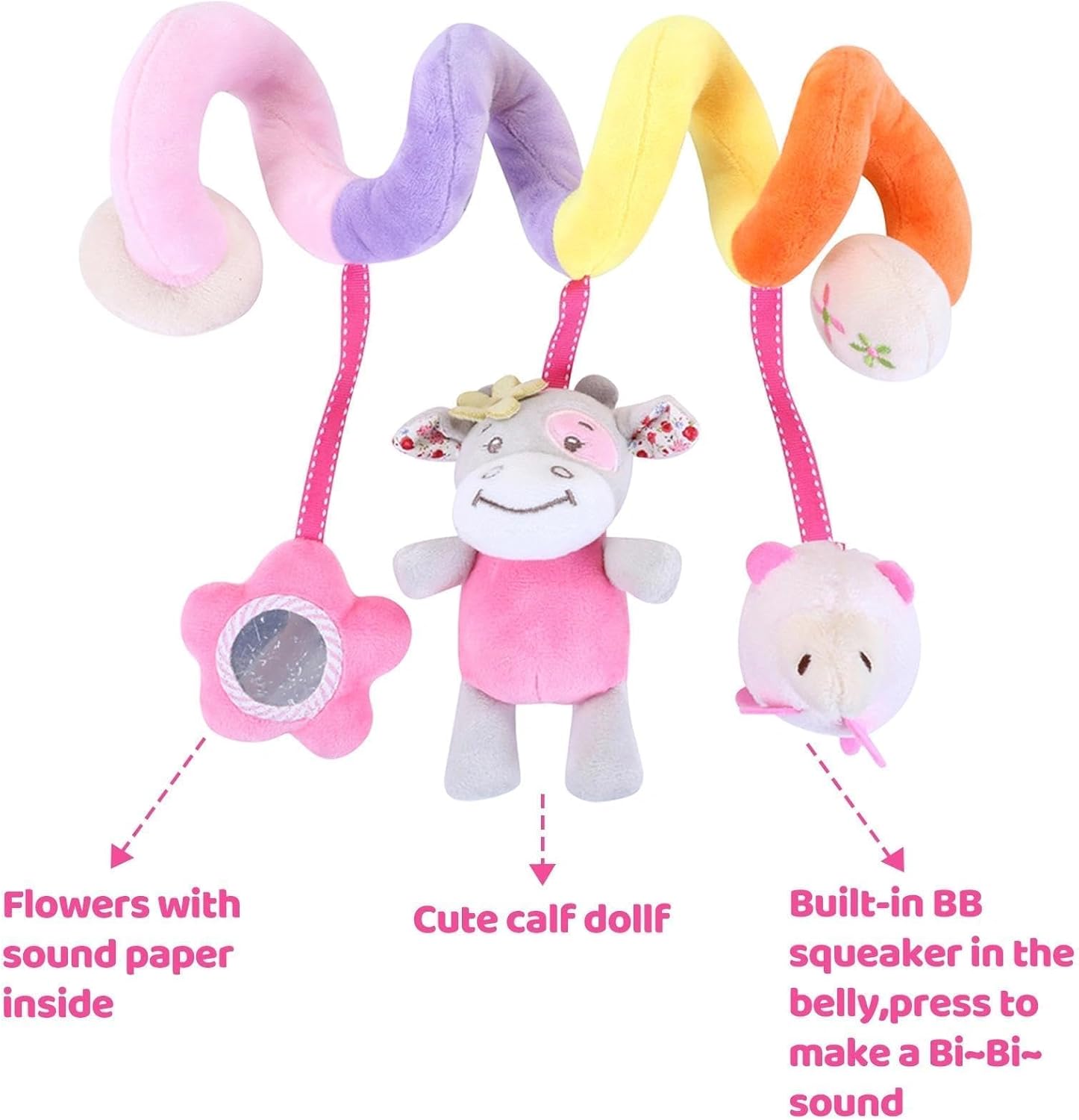 Spirale D’activité Jouet de Poussette, Lit et Maxi Cosi pour Bébe – Image 5