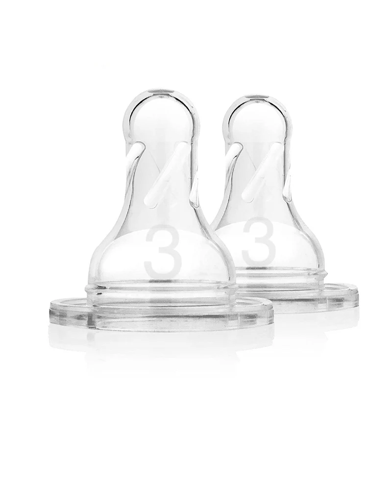 2 Tétines Étroites En Silicone Dr Brown’s Y-Cut – Image 2