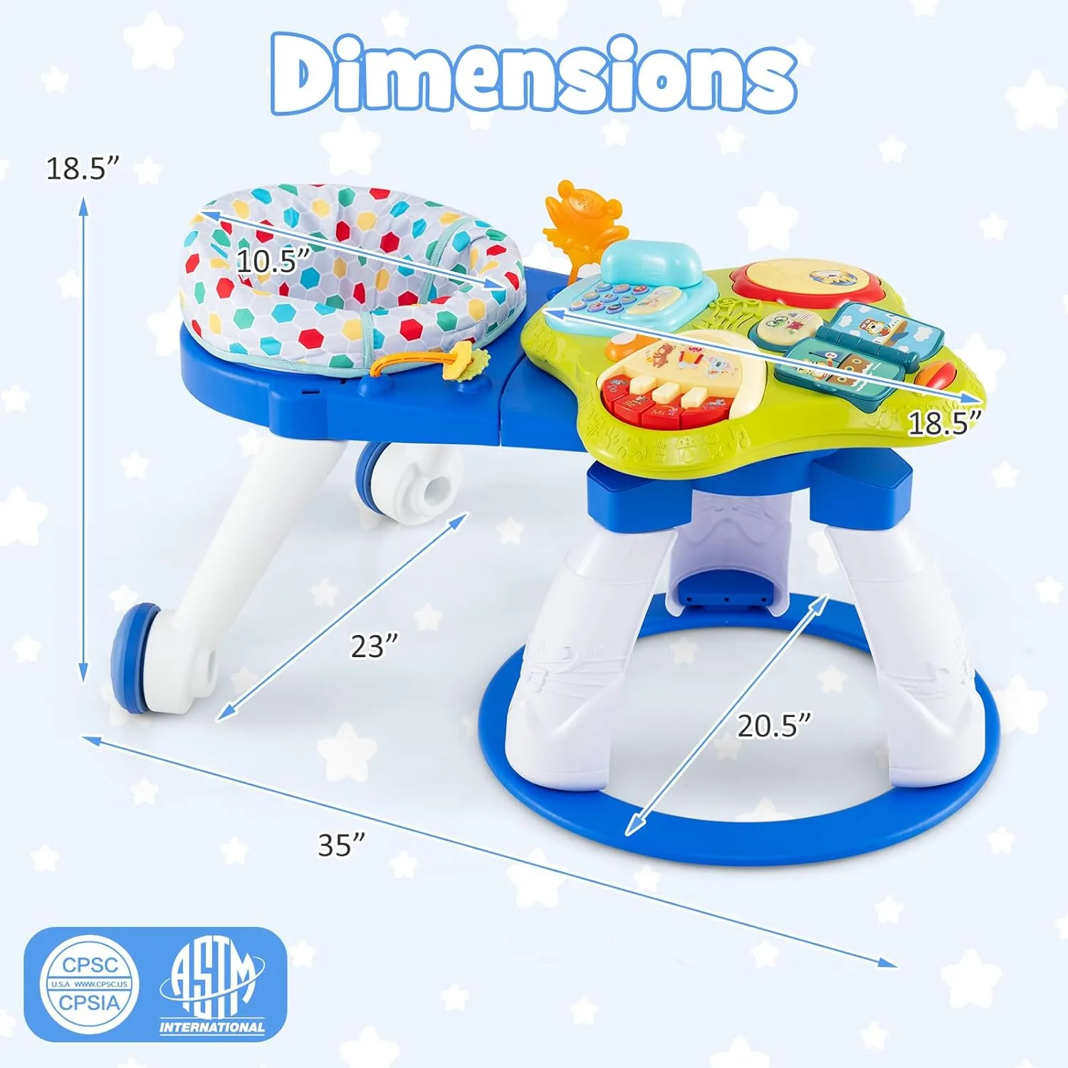 table d’activités pour bébé 3 en 1 BABY JOY – Image 8