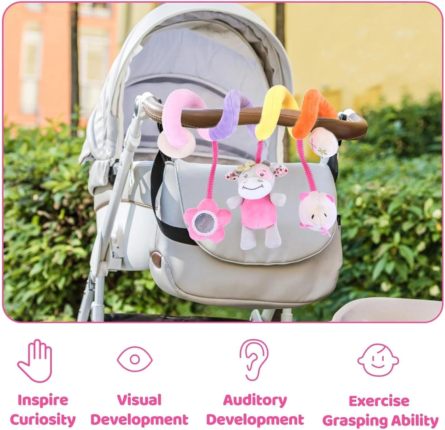 Spirale D’activité Jouet de Poussette, Lit et Maxi Cosi pour Bébe – Image 2