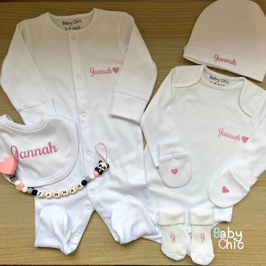 #01 Trousseau – Cadeau de naissance personnalisé 7 pièces – Image 5