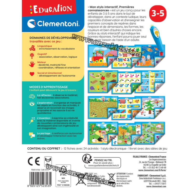 Mon Stylo interactif, Première connaissances – Clementoni – Image 5