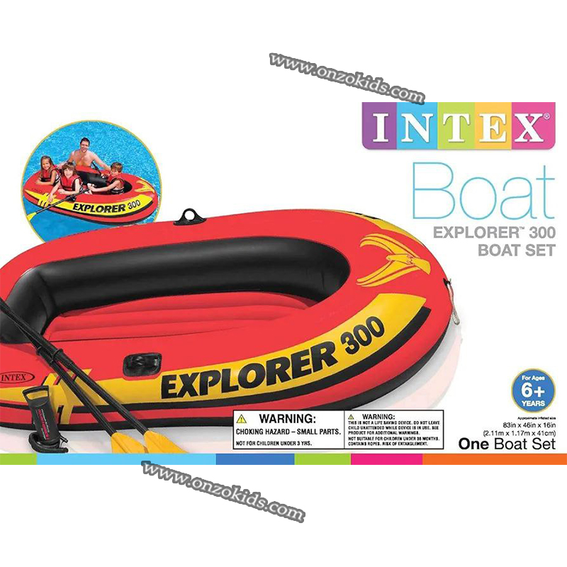 Bateau Pneumatique Gonflable EXPLORER 300 – Intex – Image 5