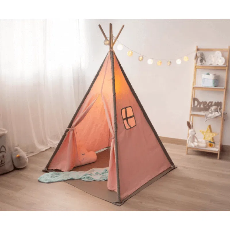 TENTE TEEPEE ROSE – KIOKIDS – Image 2