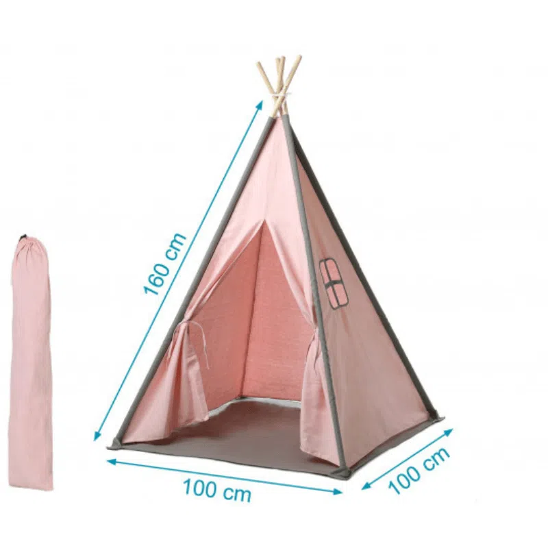 TENTE TEEPEE ROSE – KIOKIDS – Image 3