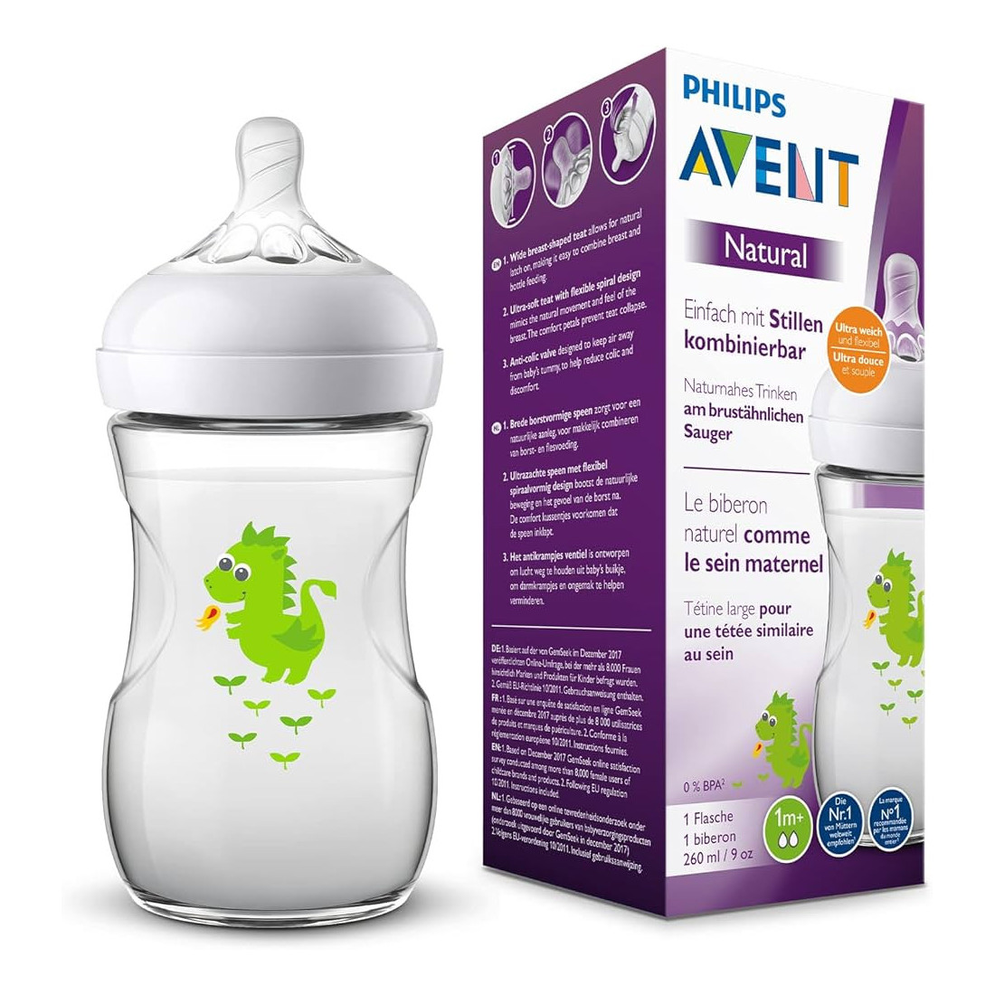 Avent Biberon Natural 260ml – Dragon
