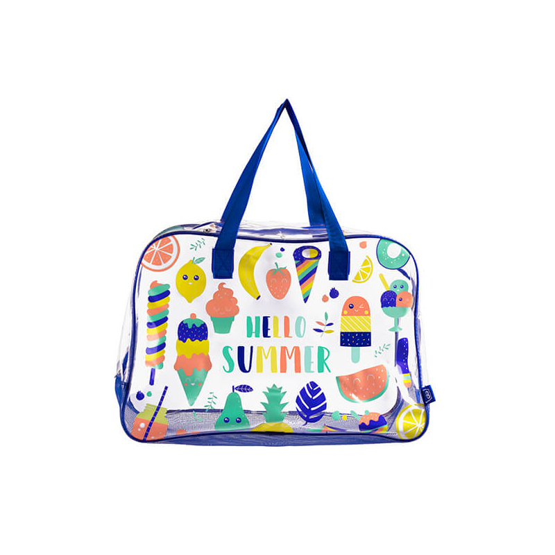 EUREKAKIDS – Sac De Plage Bleu Orange