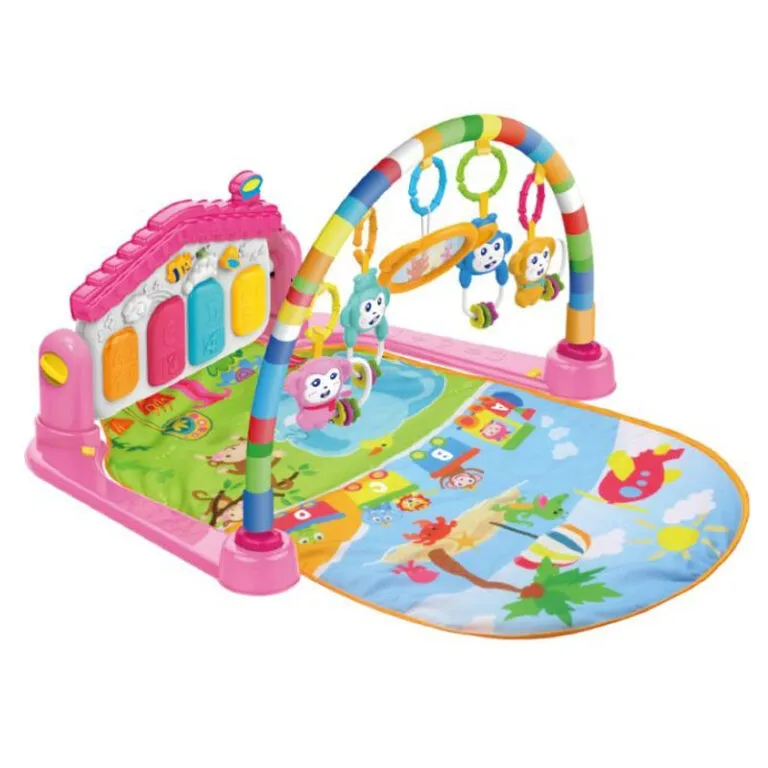 Huanger – Tapis Piano d’éveil musical Lumineux 3en1